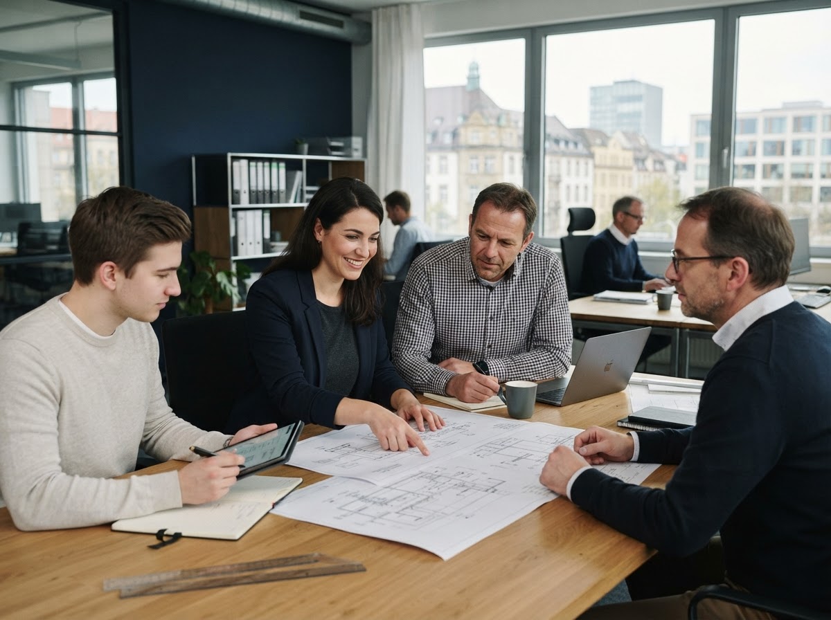 Nuzazo Luxero Analyseteam bei der Auswertung von Marktdaten